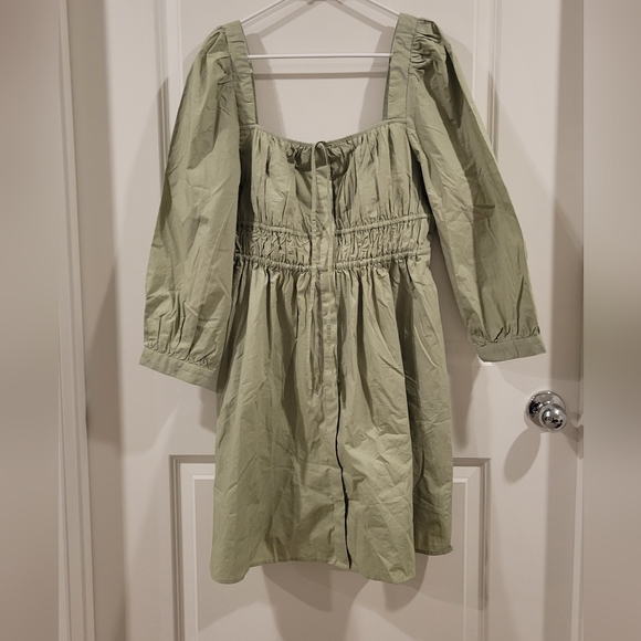 J.Crew Poplin Dress Size 16 NWT
